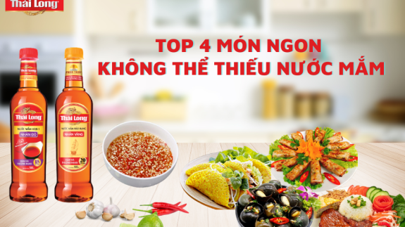 TOP 4 MÓN ĂN VIỆT KHÔNG THỂ THIẾU NƯỚC MẮM