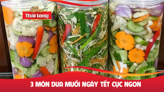 MÓN DƯA MUỐI NGÀY TẾT – ĂN KÈM BÁNH CHƯNG, BÁNH TÉT CỰC NGON