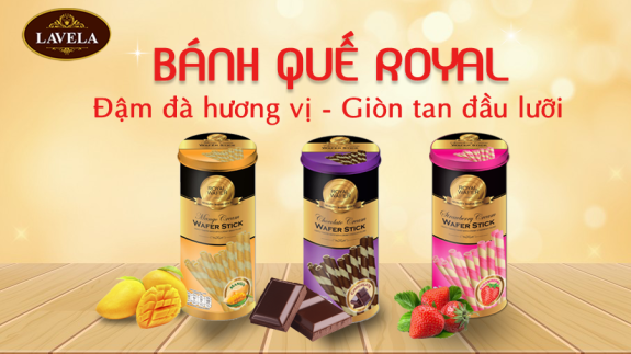BÁNH QUẾ ROYAL NHẬP KHẨU THÁI LAN - ĐẬM ĐÀ HƯƠNG VỊ, GIÒN TAN ĐẦU LƯỠI