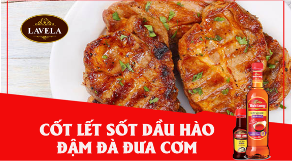 CỐT LẾT SỐT DẦU HÀO ĐẬM ĐÀ ĐƯA CƠM